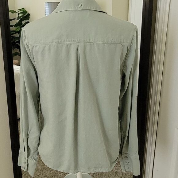 Cloth & Stone tie-front shirt Sz S - Picture 3 of 6